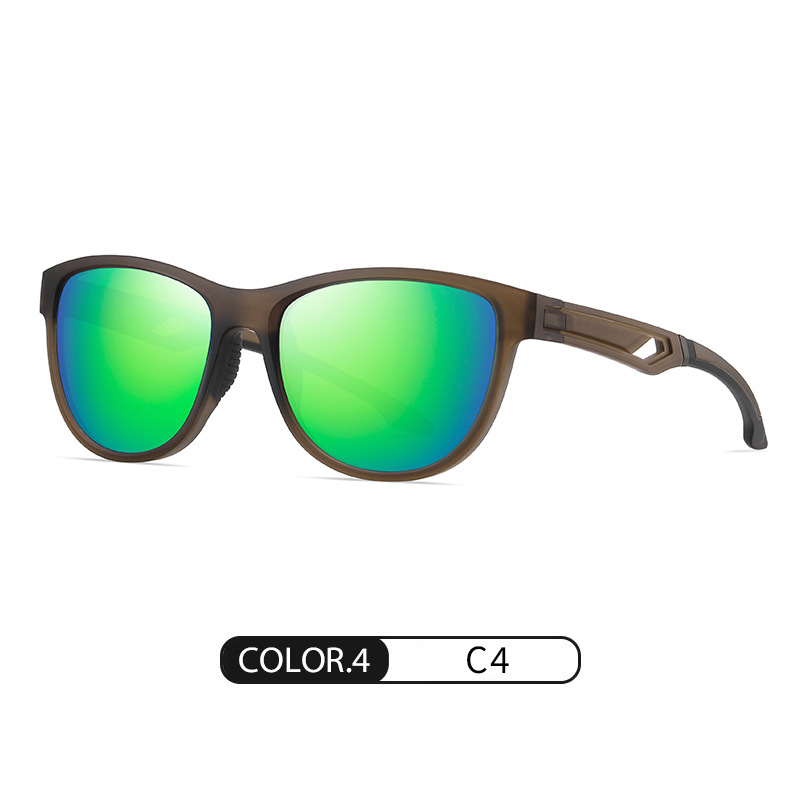 Gafas de sol polarizadas calientes transfronterizas S12107 Fashion Street Shooting Gafas de sol TR para hombres Gafas de sol para exteriores