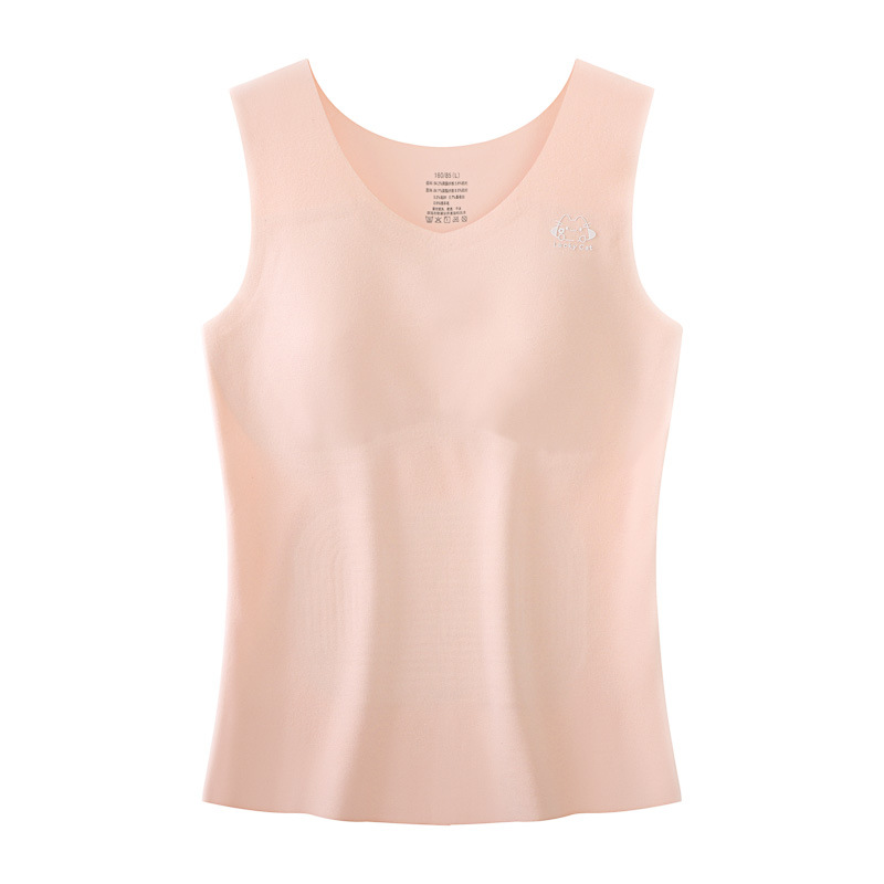 캐시미어 실크 발달 기간 어린이 및 소녀 독일 벨벳 열 조끼 중학생 플러스 벨벳 두꺼운 중학생 속옷 여성