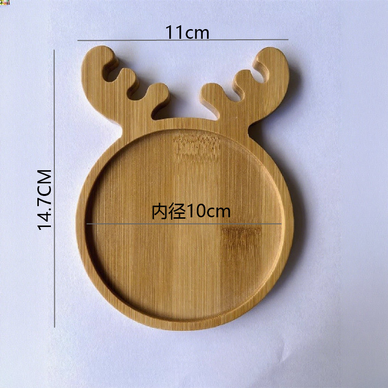 Inventario transfronterizo de bambú y madera taza almohadilla bandeja creativa mosaico DIY base bambú multicarnito bandeja almohadilla aislante térmica