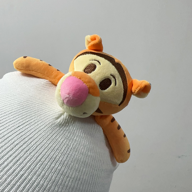 Cubierta de casco de esquí de dibujos animados lindo personalidad cálida placa única cubierta de casco de doble placa bicicleta muñeca cubierta decorativa a prueba de viento