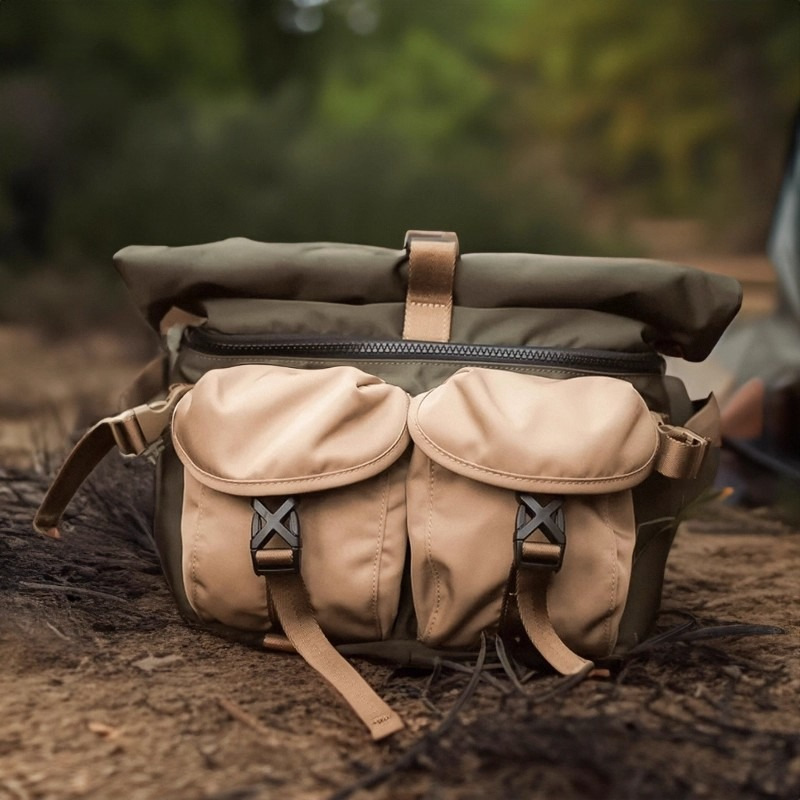 26 New Outdoor Single-Shoulder Photography Bags, Crossbody Bags, Multi-Functional Waterproof Messenger Bags, Retro Portable Camera Storage Bags