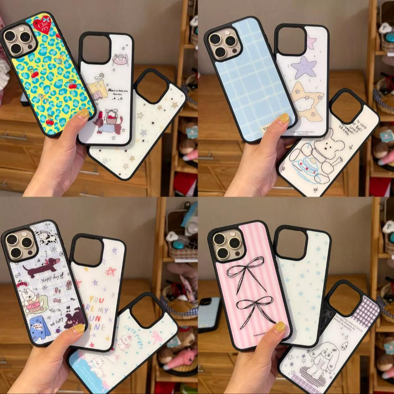 Graffiti Plaid Bowknot Dog-Themed iPhone Case Suitable for iPhone 17, Matte Pc for iPhone 15, Girly Style for iPhone 16, Large Hole Design for iPhone 13, Case for iPhone 14 Graffiti Plaid Bowknot Dog-Themed iPhone Case Suitable for iPhone 17, Matte Pc for iPhone 15, Girly Style for iPhone 16, Large Hole Design for iPhone 13, Case for iPhone 14