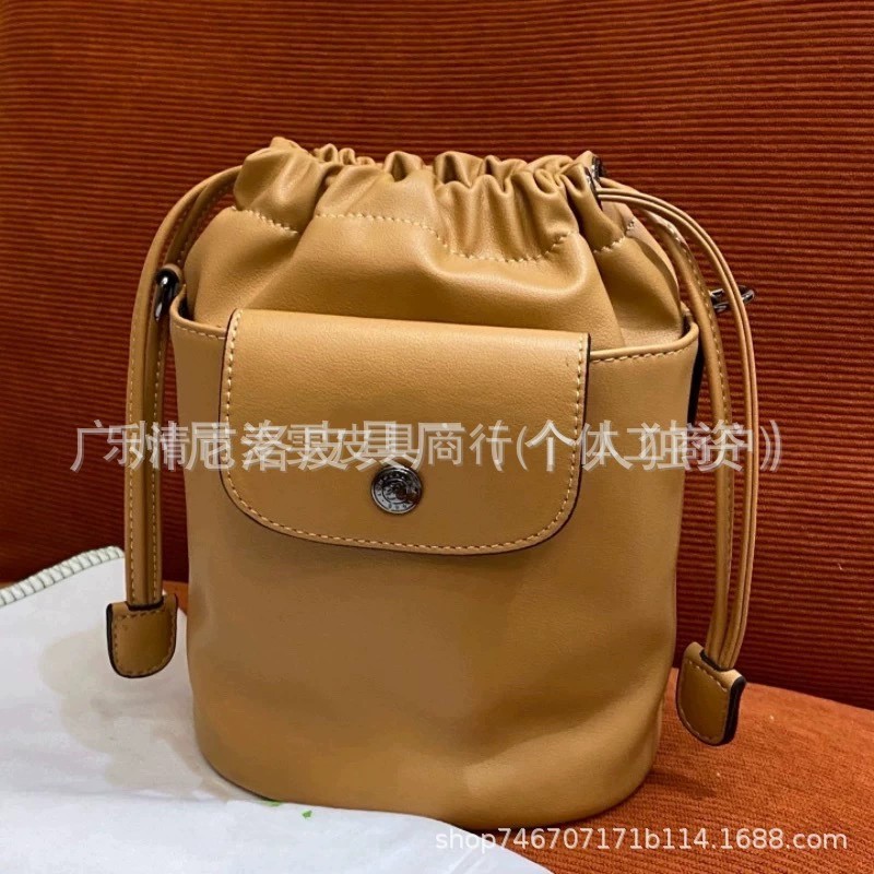 龙骧新款Xtra迷你桶包抽绳烧卖包单肩斜挎包曼昱同款女包包跨境版|undefined