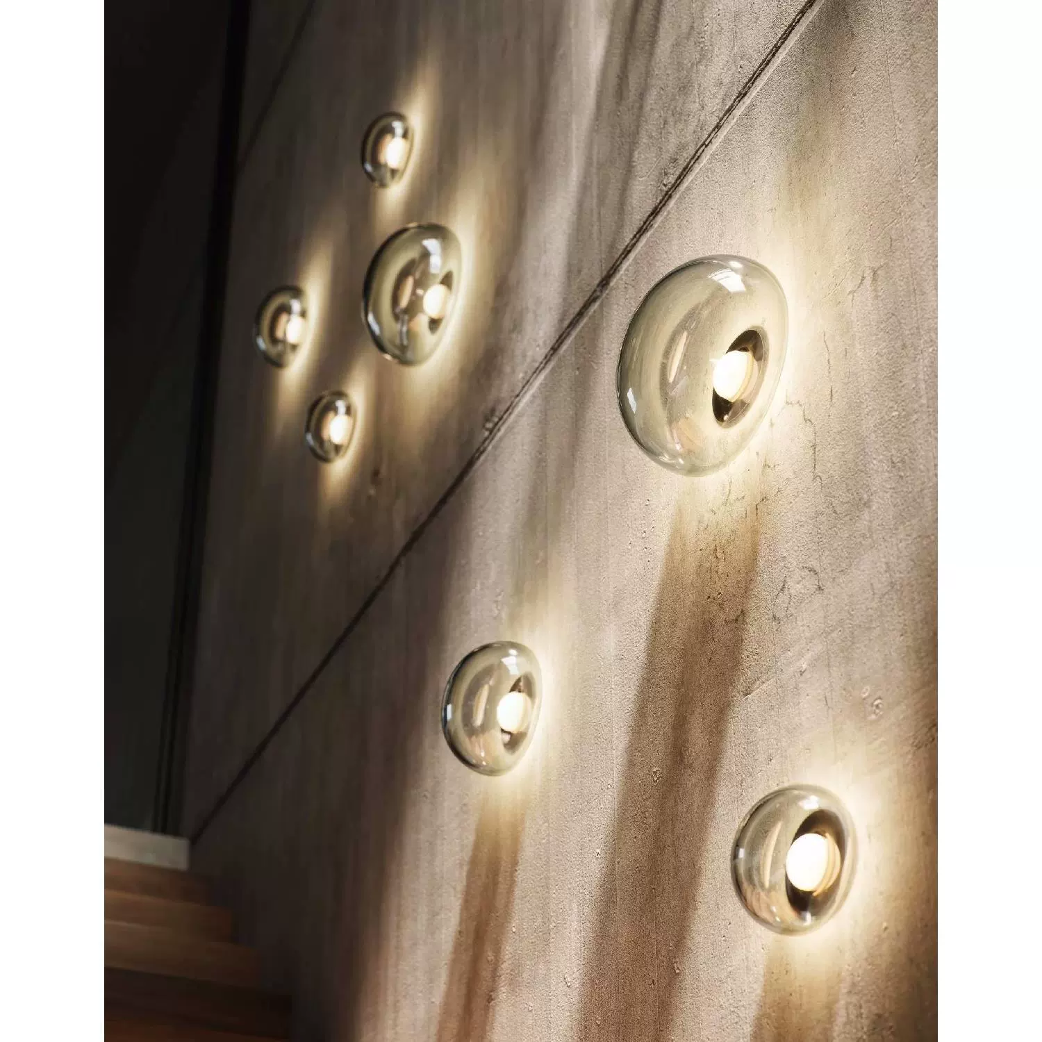 Зондова фабрика прямая продажа BOMMA Dew Drops Dew Drops Dew Down Leather Floor Lamp Designer Living Room Роскошная гостиная