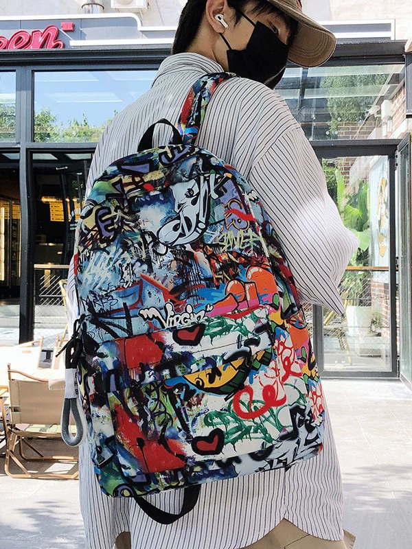 Brand capacious Japanese fashionable backpack for leisure