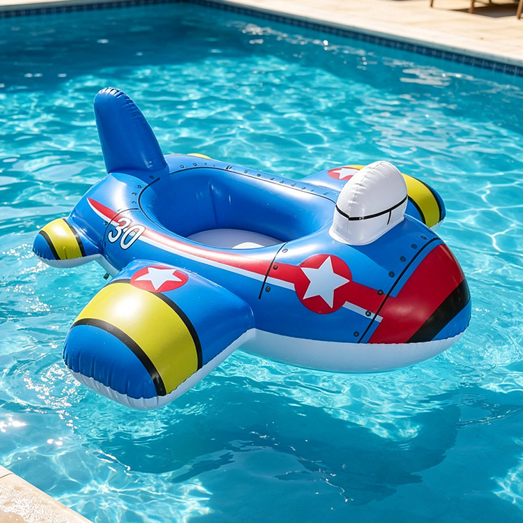 Anillo de natación infláble para niños pequeños barcos de agua para bebés embarcaciones de agua engrosado PVC asiento de niños PVC ecológico image 14