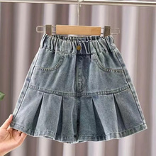 女童牛仔短裤夏装2025新款裤裙儿童夏季裤子外穿女孩大童薄款裙裤