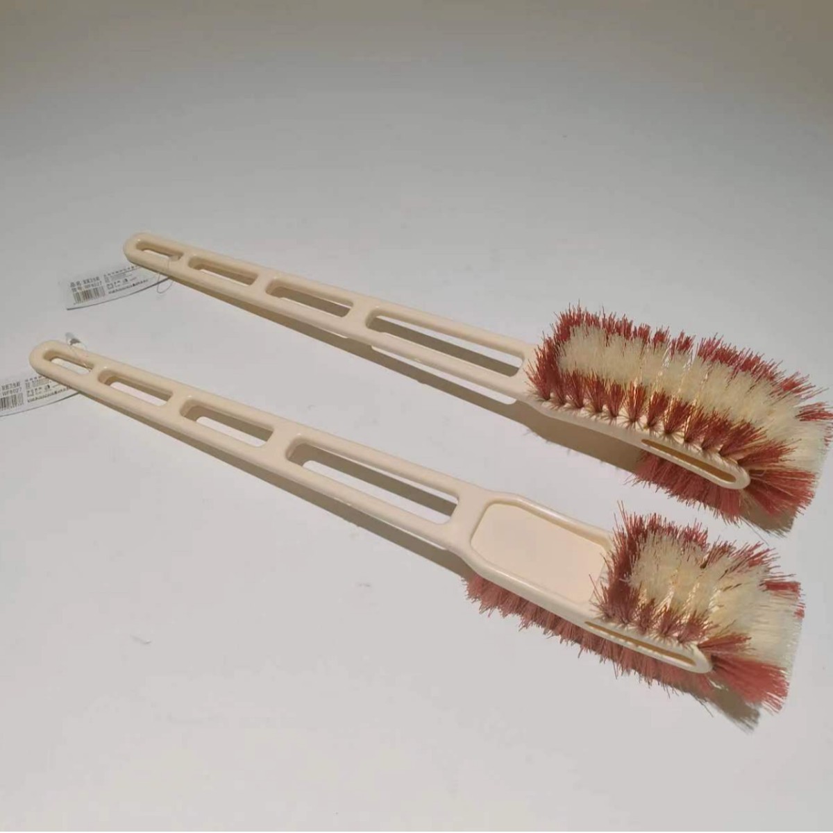 旺丰塑料厂双面马桶刷子家用长柄硬毛无死角厕所清洁刷洁厕卫生间