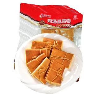 Yuchang Harbin Chicken Soup Tofu Rolls Northeast Specialty Smoked Dried Tofu Braised Bean Curd Ready-To-Eat Cooked Snacks and Snacks