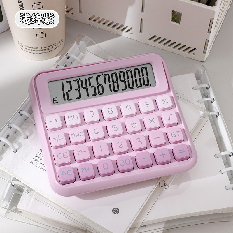 Macaron de color de alto valor degradado botón de pantalla grande computadora contabilidad financiera estudiante ventas directas de fábrica