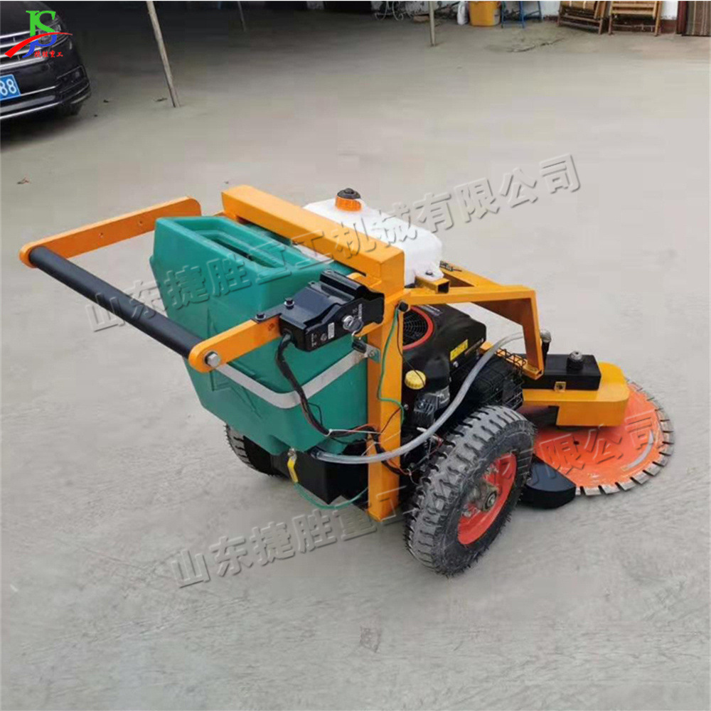 Máquina cortadora de carreteras de empuje manual con extracción de pilotes de elevación Máquina cortadora de pilotes de puerto de carretera eléctrica