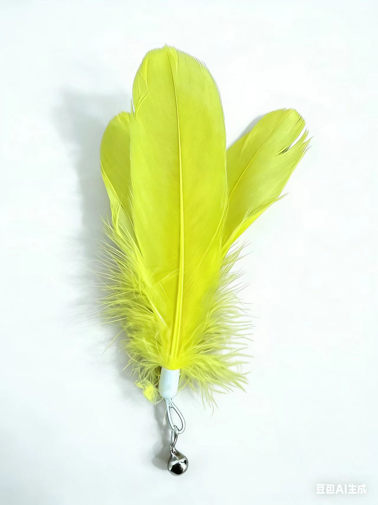 Yellow feather replacement head (large bristle)
