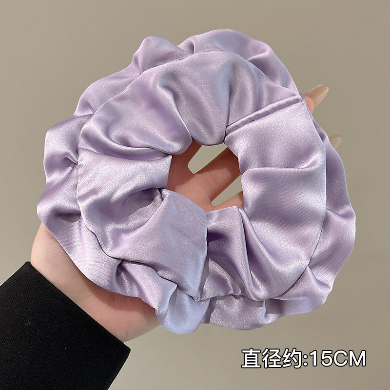Coletero Scrunchie de Encaje con Flor de Alta Elasticidad para Mujer