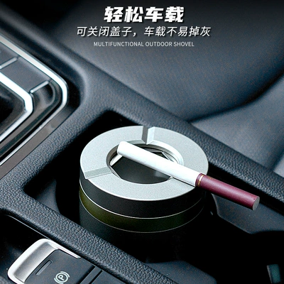 Cross-Border Popular Rotating Ashtray Anti-Fly Ash Living Room Office Luxury High-End Atmospheric Large-Capacity Ashtray