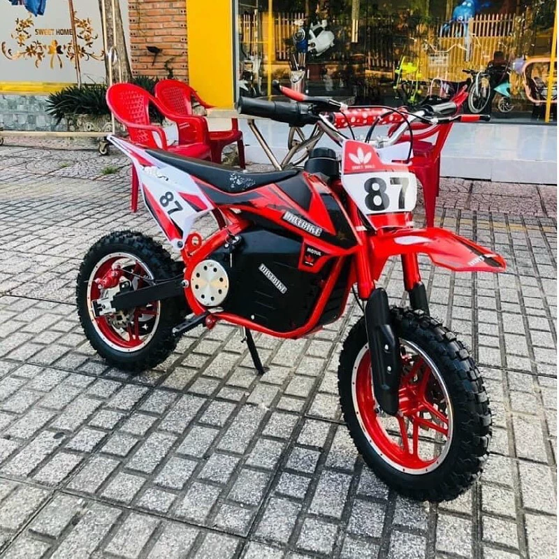 Электрический детский KTM внедорожный транспорт 49/52СС мотоцикл Мини всей местности 10-дюймовое большое колесо 2-колёсный горный велосипед