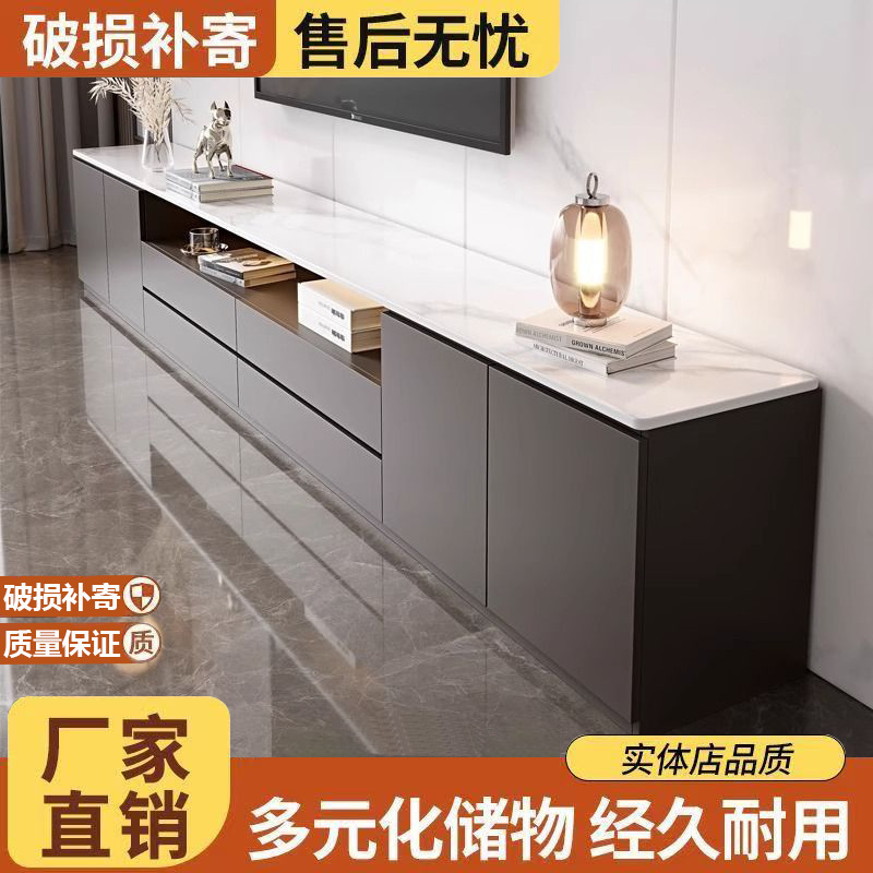 电视柜落地客厅收纳柜一体可实木电视柜免安装款二合一储物柜批发|undefined