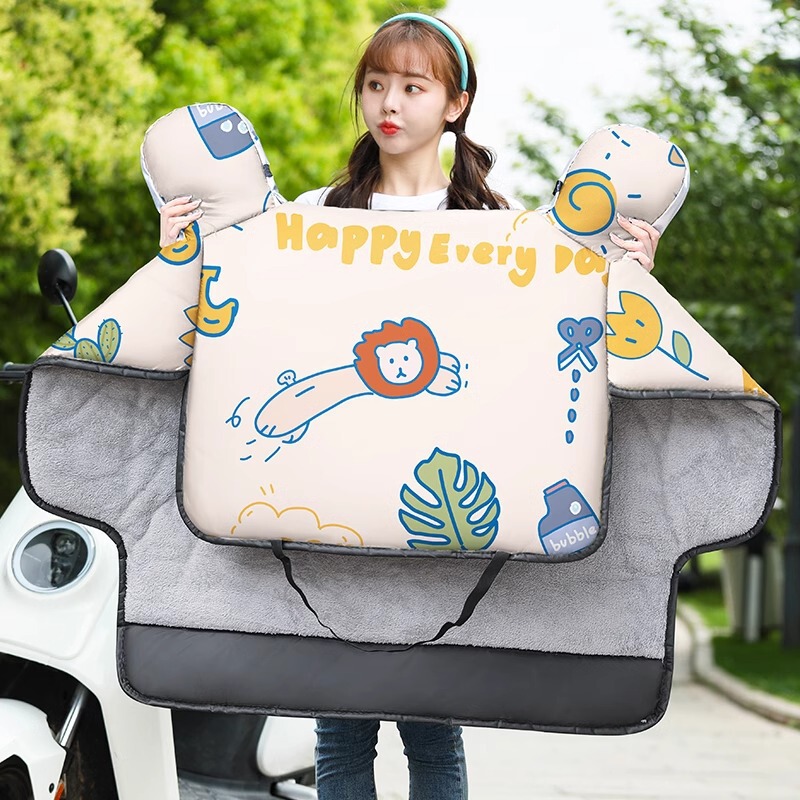 2025年新型電動車用防風カバー 冬用卸売 裏起毛 厚手 保温 防寒 防水 防風カバー|undefined