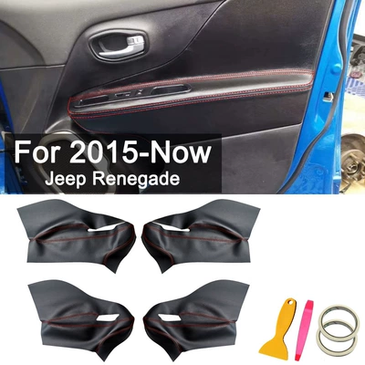 Suitable for Jeep Renegade Car Door Panel Armrest Modification for Leather Soft Leather Decorative Leather (Sürətlər qutusu və əl tormozu başlıqları)