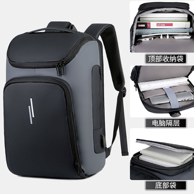 Men's capacious backpack