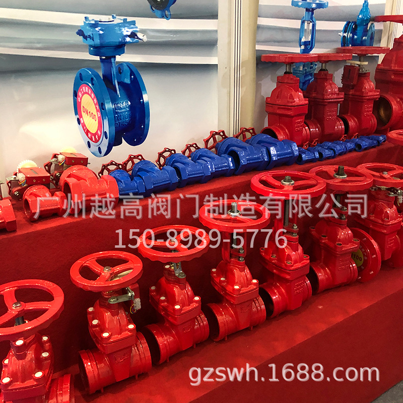 卡箍承插闸阀 卡箍软密封信号闸阀 沟槽蝶阀 沟槽大口径闸阀 沪工