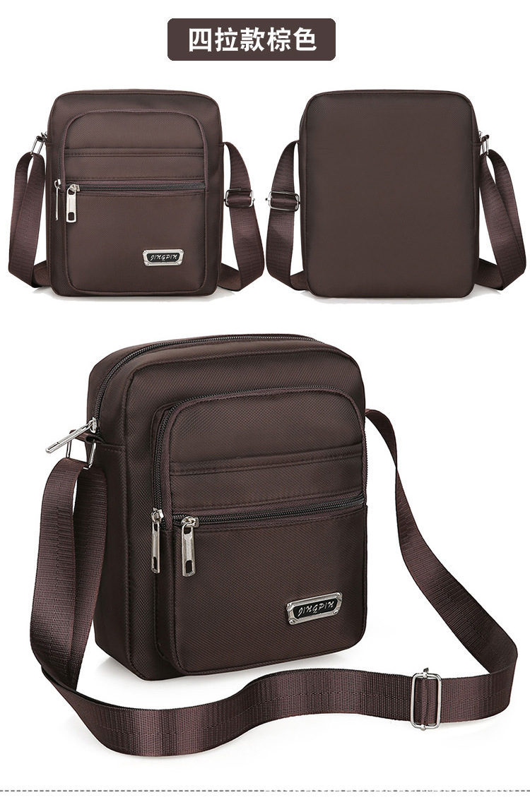 Bolso bandolera de tela de nylon para hombres de verano Bolsa de hombro para hombres Bolsa multiusos de ocio al aire libre Moda de comercio exterior Bolsa de hombro para hombres