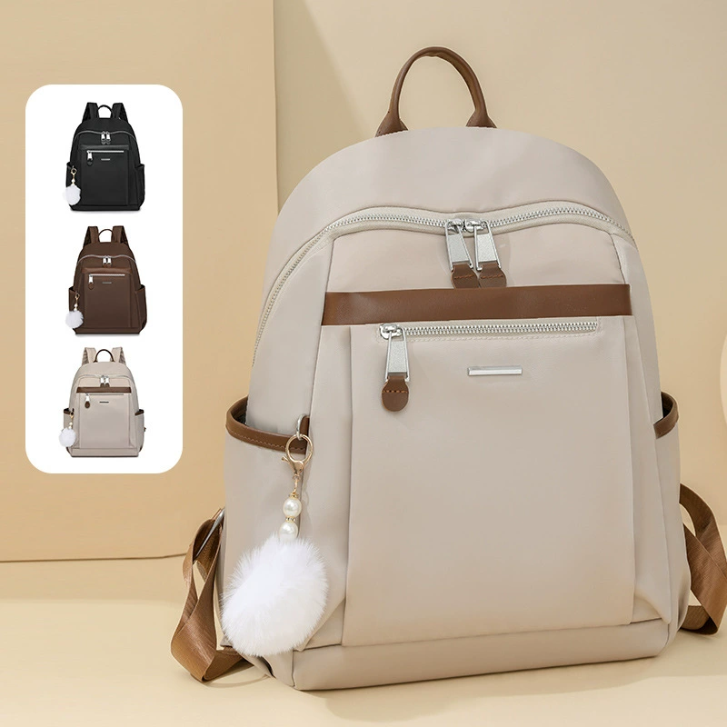 Backpack Waterproof Student Travel Bag, Lightweight Elementary School Backpack with Pendant