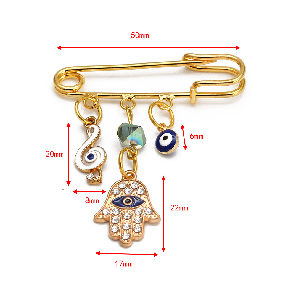Simple Style Eye Alloy Plating Women's Brooches display picture 34