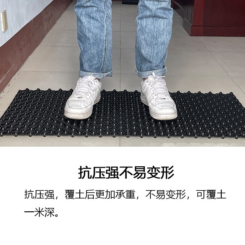 Tablero de resistencia a las raíces Caja de flores de jardín Planta estanque de flores hidrofóbico Almacenamiento y drenaje Techo de jardín Control de raíces de plástico Tablero de drenaje Filtro