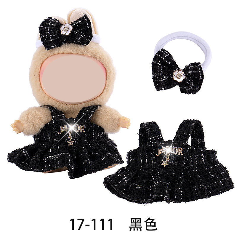 衣類のみ 1、2、3 世代のラブ服ペンダント、座れないベビー服、8 チェック柄オーバーオール セット|undefined