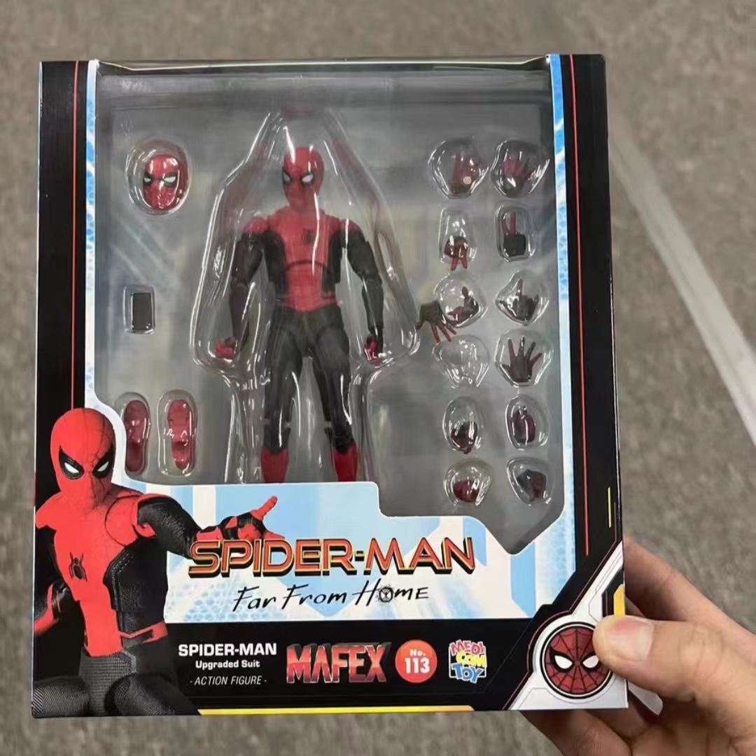NEW SpiderMan Figure Mafex No.113 Spider-Man Far From Home Toys