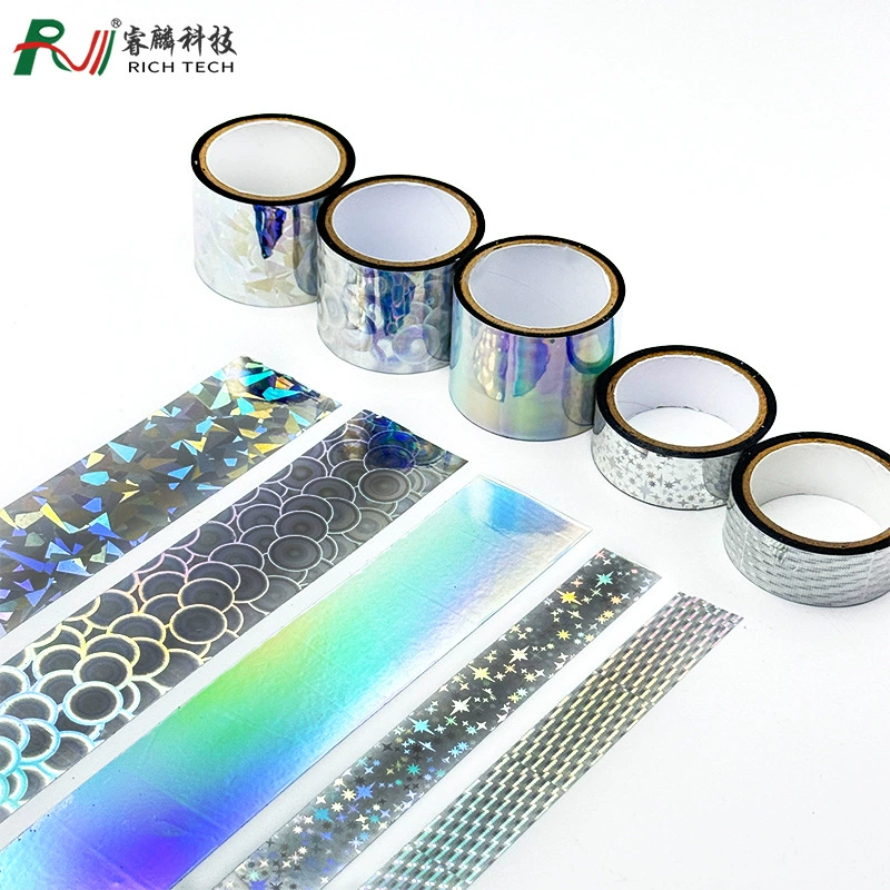 Retroreflective Decorative Tape, BOPP Acrylic, 3 mm × 3 m, Holographic Pattern Pack