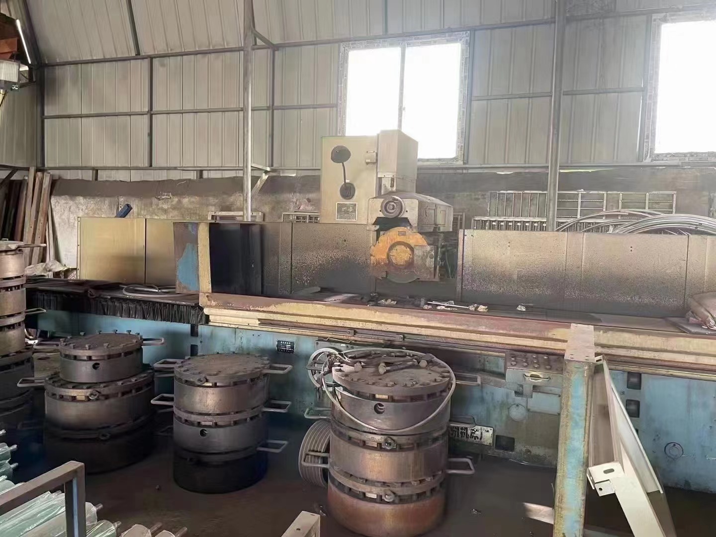 转让二手杭州M7150x30-HZ卧轴矩台平面磨床磨头电机功率18.5