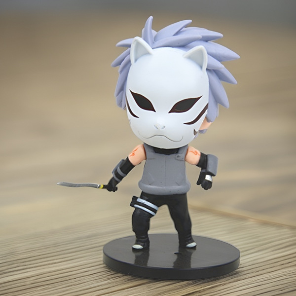 Naruto Handmade Xiao organiza muñecas de dibujos animados con tierra, modelos de juguetes, niños, estudiantes de anime de escritorio