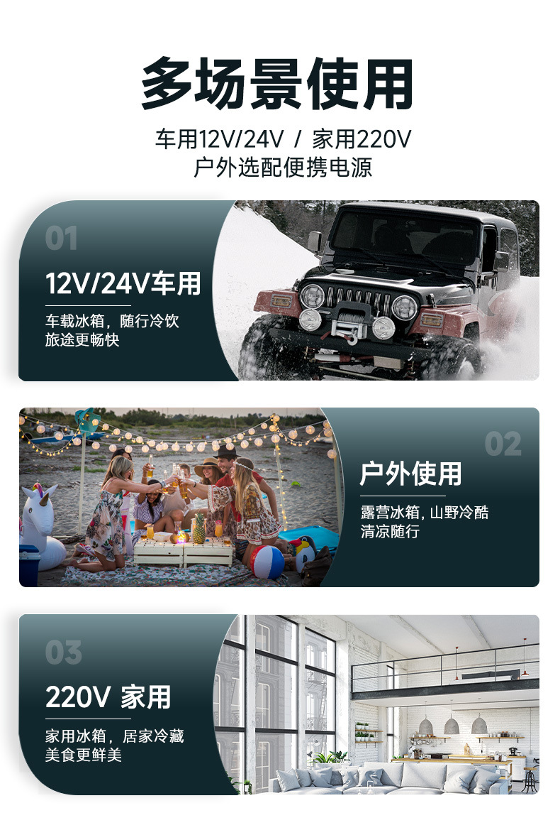 Ice Tiger Compressor Car Refrigerator Car Home Dual-use Refrigeration 12v24v Portable NL15 Dormitory Small Refrigerator