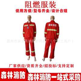 森林消防救援灭火防护服阻燃隔热扑火服应急救援消防服