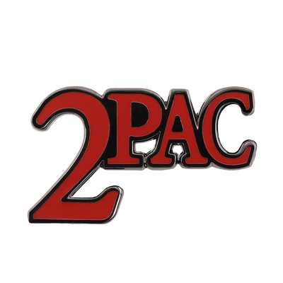 2Pac Logo Brooch Hip-Hop: Yaxa sancaqları