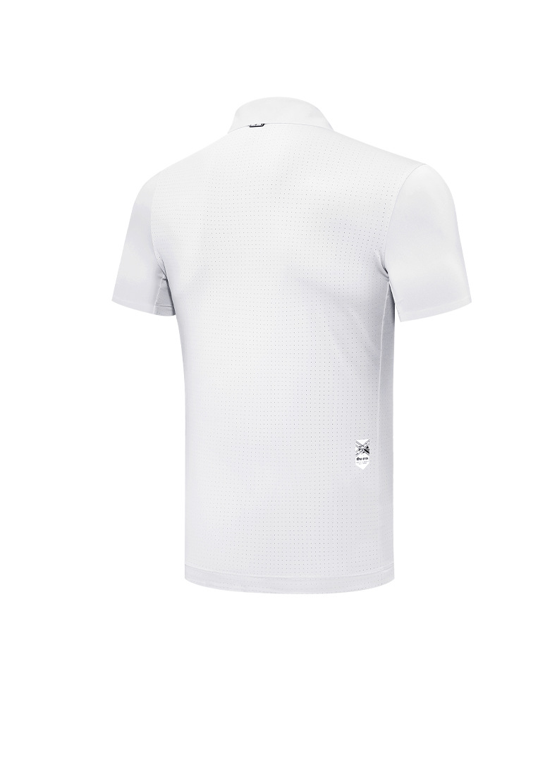 Áo thun thể thao nam ngắn tay chơi golf co giãn cao mềm mại thoáng khí — M23YF001-Đen, M23YF001-màu xám, M23YF001-màu trắng chi tiết 17
