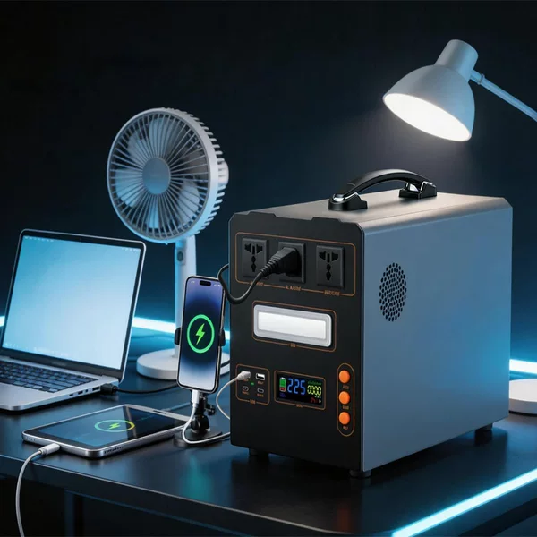 Outdoor energy storage power supply 220V portable mobile power source for home use, light customization, OEM manufacturing