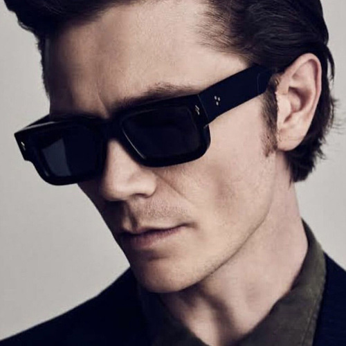 男士方形小框墨镜防紫外线太阳眼镜开车潮时尚圆脸ins欧美太阳镜