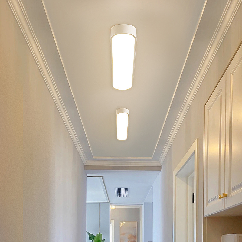 Luz LED de techo, estilo nórdico, para balcón, pasillo, entrada, vestíbulo, guardarropa, iluminación de espectro completo