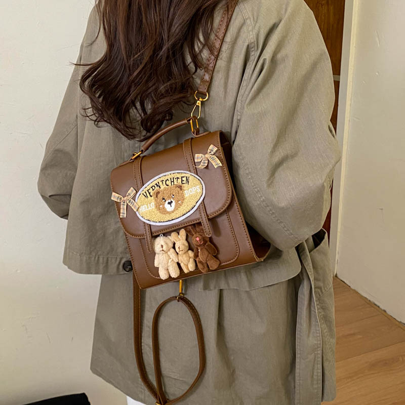Mochila de diseño de nicho para mujeres 2026 nueva moda estilo universitario simple diario viaje ocio retro mochila