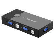 VGA KVM-переключатель 绿联 30357 с 2 портами USB