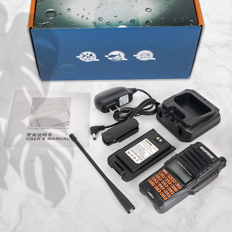 Baofeng baofeng uv9rplus walkie-talkie baofeng t56 impermeable Marina walkie-talkie muy alta frecuencia fábrica de alta potencia