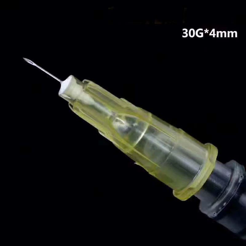 Маленькая игла 13 мм 4 мм 25 мм одноразовая 30G медицинский пластик