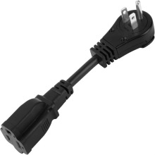 360&deg; ���D��ƽ���^���L��,16AWG�Դ��,125V/13A,�ڶ��Դ���L��