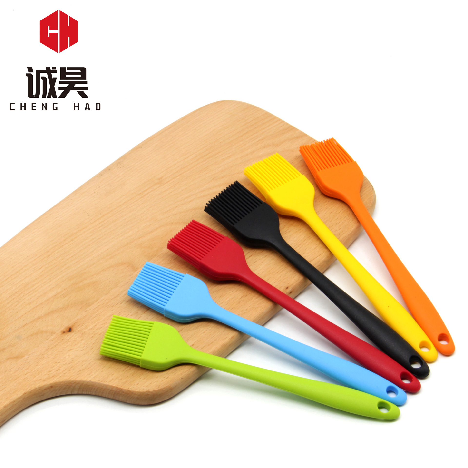 Silicone Oil Brush small size Barbecue Silicone Brush One-piece Pan Anti-high Temperature Brush Silicone Sweep Baking Kitchen Utensils