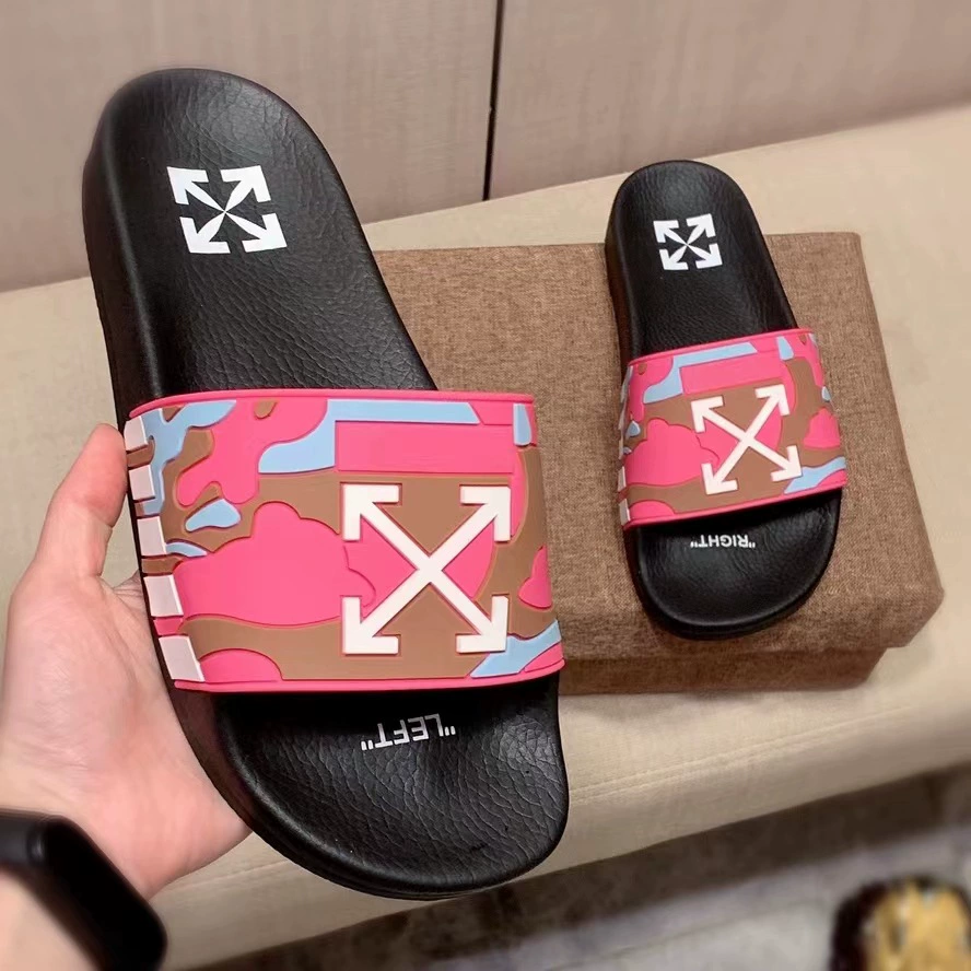 Вьетнам Камбоджа Нигерия высококачественные тапочки с буквенным камуфляжным принтом 2023 летние мужские и женские шлепанцы