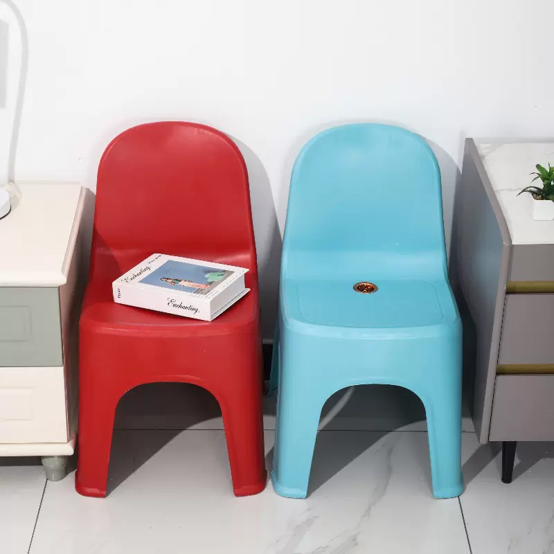 塑料凳子加厚儿童靠背椅宝宝椅幼儿园宝宝家用防滑小椅子成人可坐