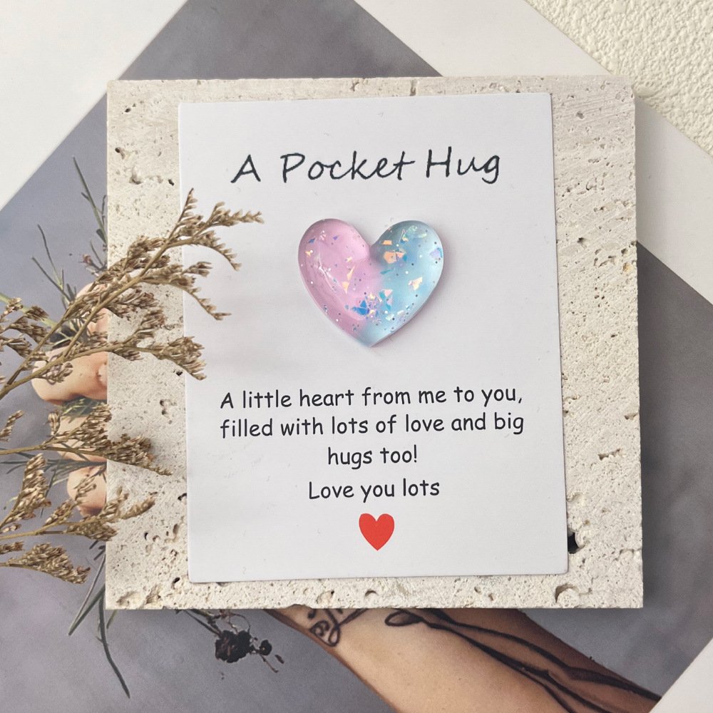 7g Weight Greeting Card Classification 1 Piece Quantity Holiday, Banquet, Party Occasion Resin Material Letter, Heart Shape Pattern Elegant, Lady, Romantic Style Elegant Lady Romantic Letter Heart Shape Resin Holiday Banquet Party Party Supplies Invitations 1 Piece 8