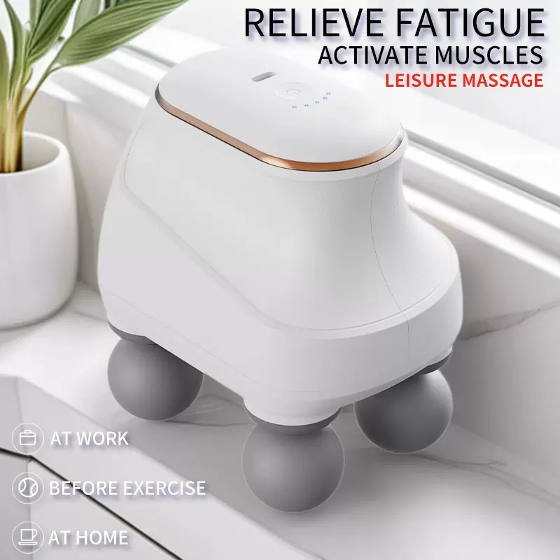 新款专业级全自动按摩器无刷四头筋膜枪强力肌肉深层电动按摩仪